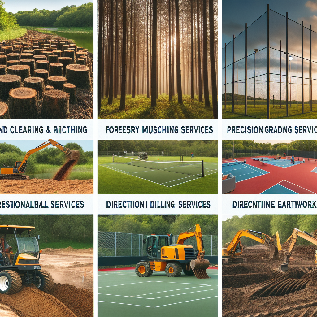 “Transform Your Land with Expert Land Clearing, Precision Grading, Pickleball Court Construction, Directional Drilling & Earthworks Services!” img kclhyjlp1gx5z7xbijqmaq1l